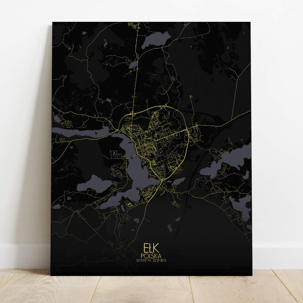 Mapospheres Elk Night Design full page design canvas city map