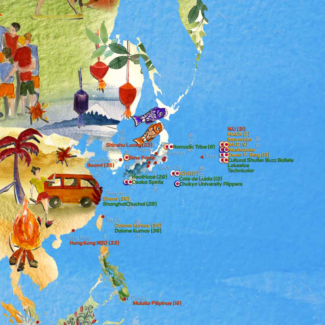 Ultimate Frisbee 401 - El mapa