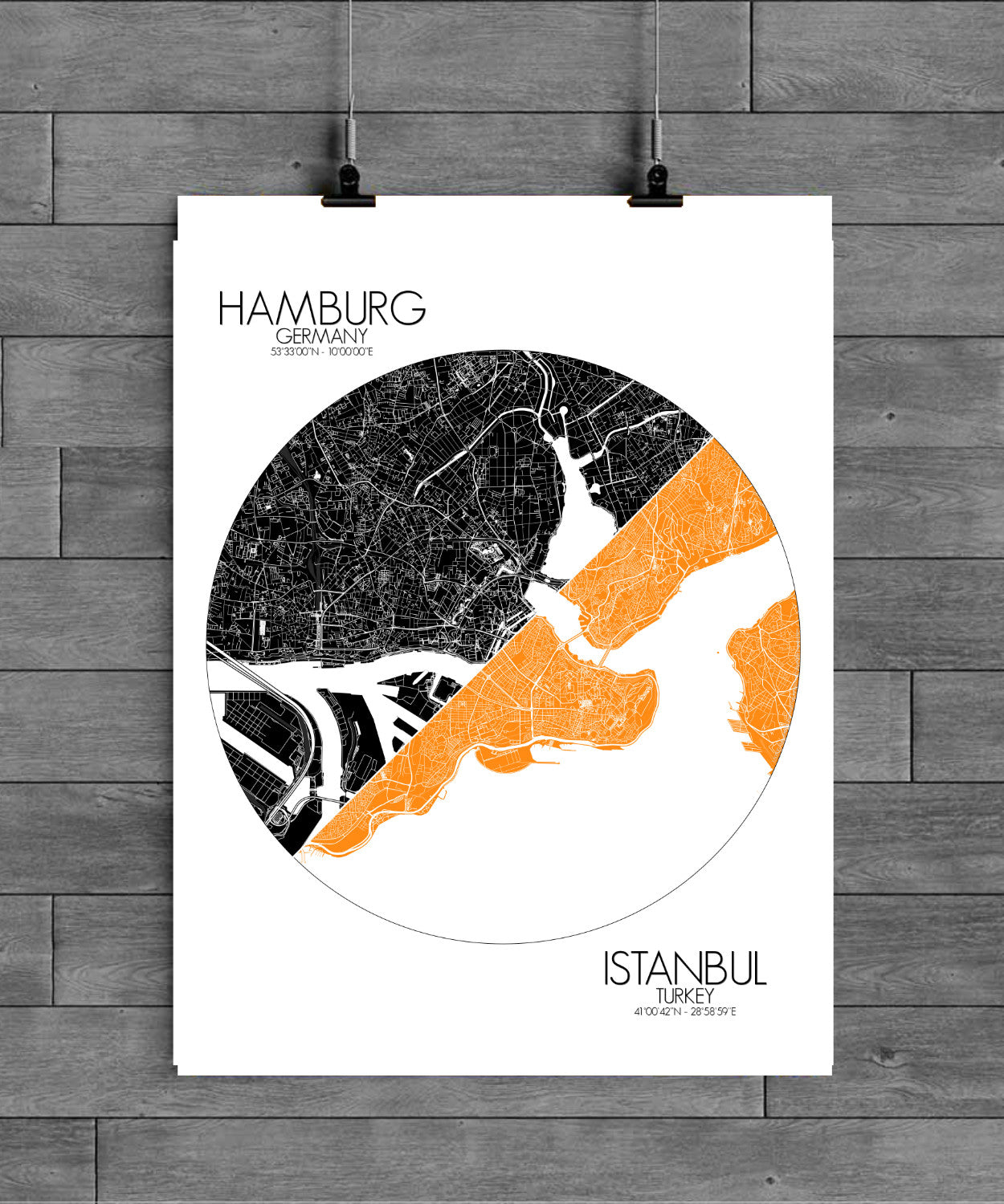 Póster Love Maps | Personaliza tus mapas