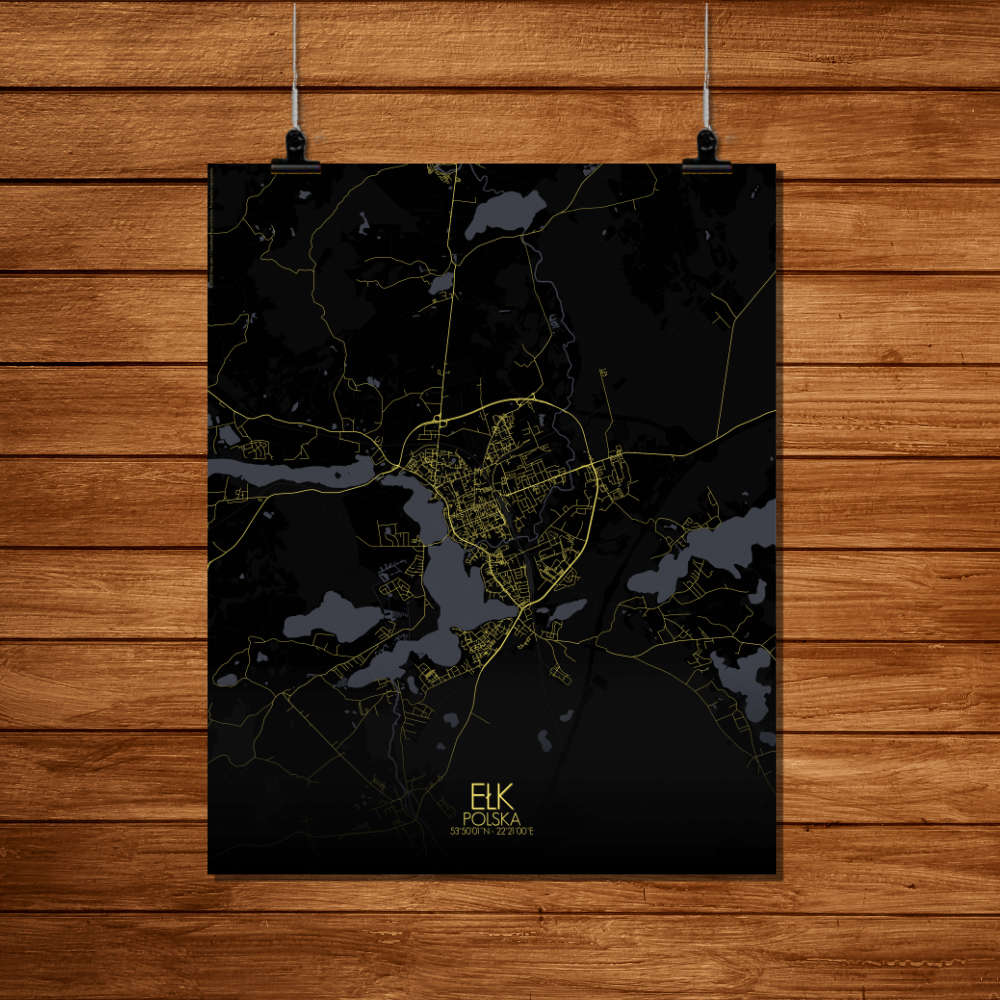 Mapospheres Elk Night Design full page design poster city map
