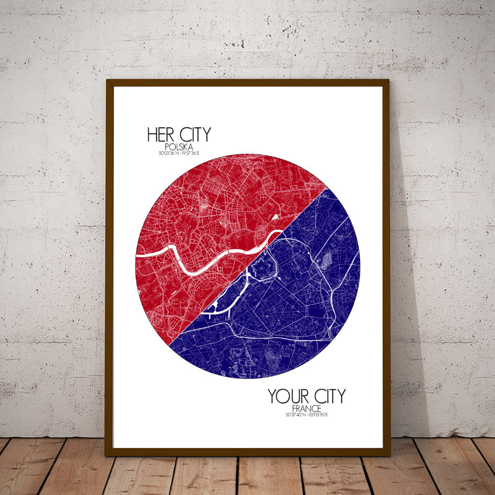 Póster Love Maps | Personaliza tus mapas