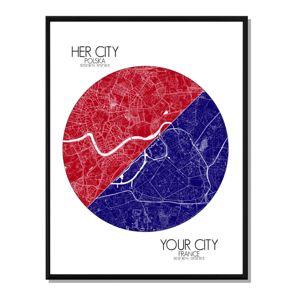 Póster Love Maps | Personaliza tus mapas