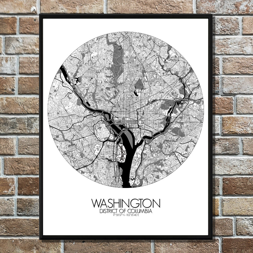 Póster de Washington | District de Columbia - EEUU