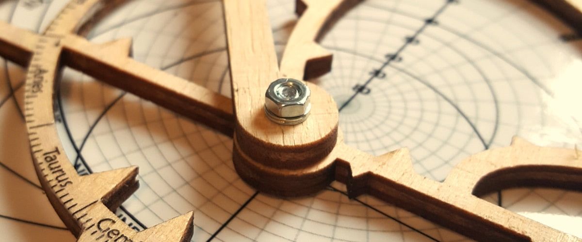 Wooden Astrolabe, mapospheres, Transfer onto Wood zoom