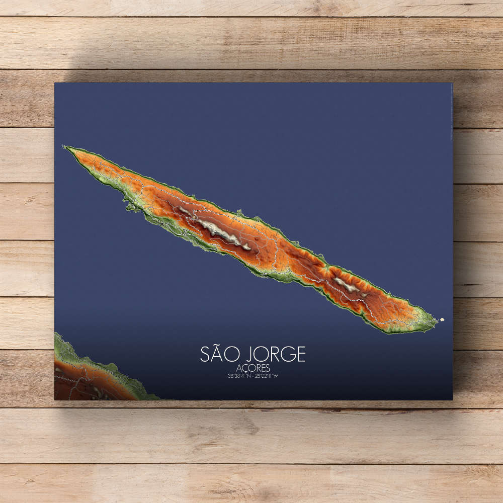 Sao Jorge elevation map mapospheres fullpage canvas