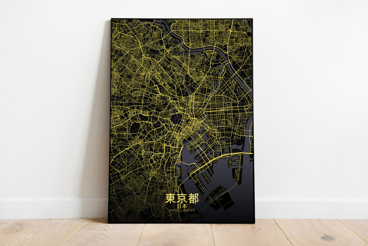Mapospheres New York Night full page design poster city map