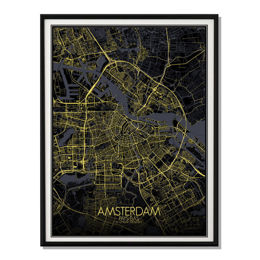 Poster d'Amsterdam | Pays-Bas
